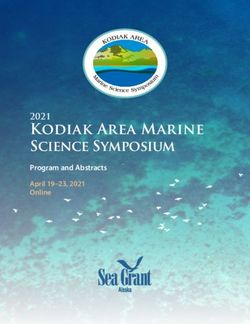 Kodiak Area Marine Science Symposium - 2021 April 19-23, 2021 Online - Alaska Sea Grant