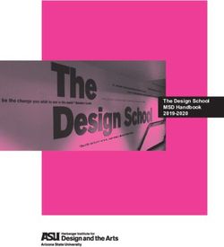 The Design School MSD Handbook 2019-2020 - ASU Design ...