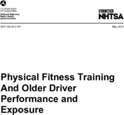 Physical Fitness Training And Older Driver Performance and Exposure - DOT HS 813 107 May 2021
