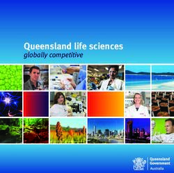 Queensland life sciences - globally competitive - Department of ...