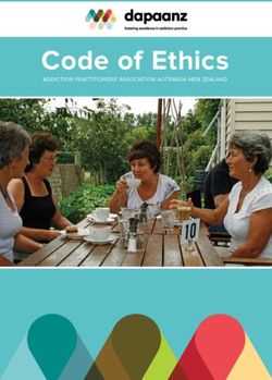 Code of Ethics ADDICTION PRACTITIONERS' ASSOCIATION AOTEAROA-NEW ZEALAND - Dapaanz