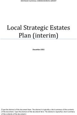 NEWHAM CLINICAL COMMISSIONING GROUP - Newham CCG