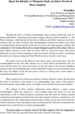 Quest for Identity-A Thematic Study on Select Novels of