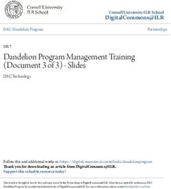 Dandelion Program Management Training (Document 3 of 3) - Slides - DigitalCommons@ILR