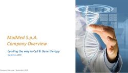 MolMed S.p.A. Company Overview - Leading the way in Cell & Gene therapy September, 2018