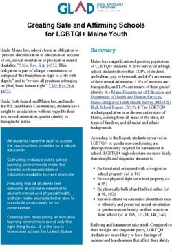 Creating Safe and Affirming Schools for LGBTQI+ Maine Youth