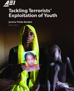 Tackling Terrorists' Exploitation of Youth - Jessica Trisko Darden MAY 2019 - un.org