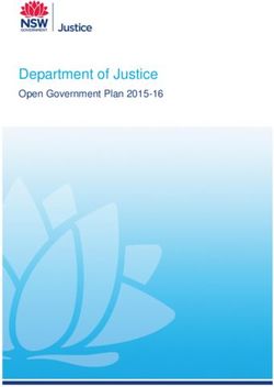 Department of Justice - Open Government Plan 2015-16
