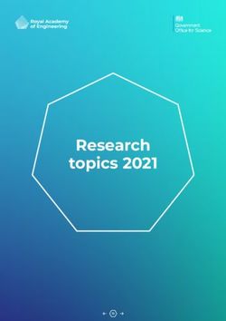 Research topics 2021 - Royal Academy of Engineering