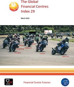 The Global Financial Centres Index 29 - March 2021 - Financial Centre Futures - Long Finance
