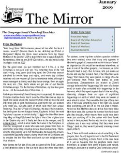 The Mirror - Congregational Church of Excelsior