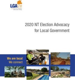 2020 NT Election Advocacy for Local Government - We are local We connect - LGANT