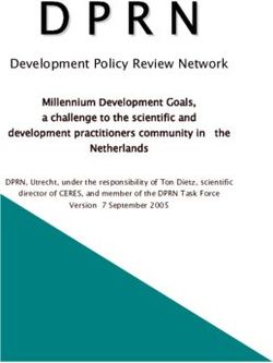 DD PP RR NN Development Policy Review Network