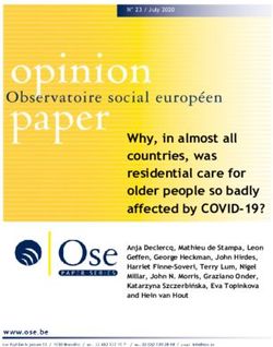 Why, in almost all countries, was residential care for older people so badly affected by COVID-19?