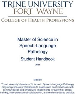 Master of Science in Speech-Language Pathology - Trine University