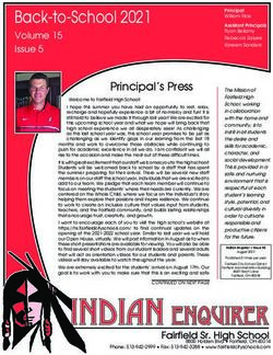 Back-to-School 2021 Volume 15 Issue 5