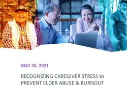 RECOGNIZING CAREGIVER STRESS to PREVENT ELDER ABUSE & BURNOUT - MAY 26, 2021 - CORE Alberta