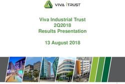 Viva Industrial Trust - 2Q2018 Results Presentation 13 August 2018
