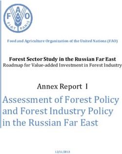 Assessment of Forest Policy and Forest Industry Policy in the Russian Far East - EastAgri