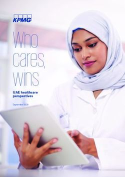 Who cares, wins UAE healthcare perspectives - September 2020 - assets.kpmg