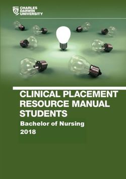 Bachelor of Nursing 2018 - Charles Darwin University