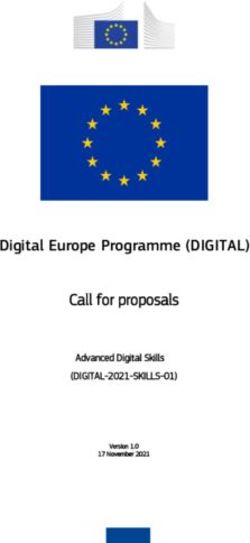 Digital Europe Programme (DIGITAL) - Call for proposals (DIGITAL-2021-SKILLS-01) Advanced Digital Skills
