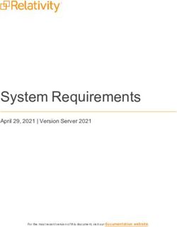 System Requirements April 29, 2021 | Version Server 2021 - For the most recent version of this document, visit our documentation website.