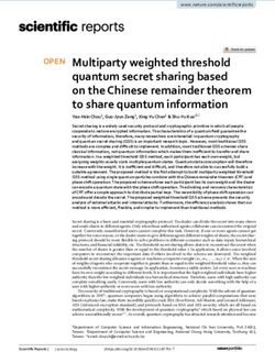 Multiparty weighted threshold quantum secret sharing based on the Chinese remainder theorem to share quantum information - Nature