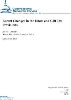 Recent Changes in the Estate and Gift Tax Provisions - Jane G. Gravelle Senior Specialist in Economic Policy - FAS.org