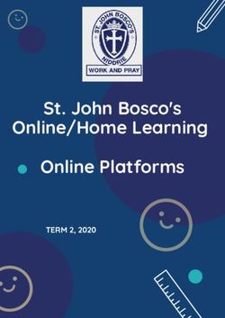 St. John Bosco's Online/Home Learning Online Platforms - TERM 2, 2020