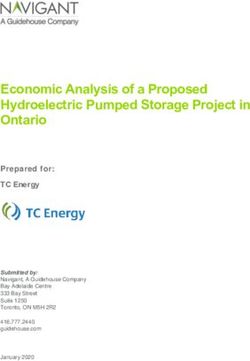 Economic Analysis of a Proposed Hydroelectric Pumped Storage Project in Ontario - Prepared for: TC Energy