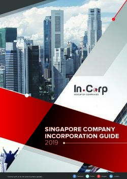SINGAPORE COMPANY INCORPORATION GUIDE 2019 - Rikvin