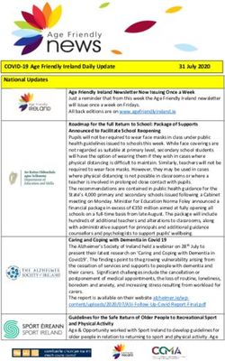 COVID-19 Age Friendly Ireland Daily Update