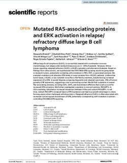 Mutated RAS associating proteins and ERK activation in relapse/ refractory diffuse large B cell lymphoma