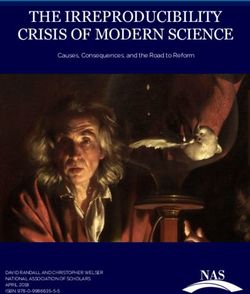 THE IRREPRODUCIBILITY CRISIS OF MODERN SCIENCE - Causes, Consequences, and the Road to Reform - National Association of ...