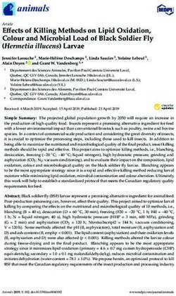 Effects of Killing Methods on Lipid Oxidation, Colour and Microbial Load of Black Soldier Fly (Hermetia illucens) Larvae - MDPI