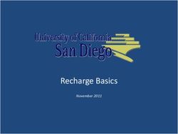 Recharge Basics November 2011