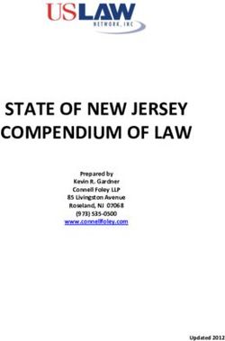 STATE OF NEW JERSEY COMPENDIUM OF LAW - Prepared by Kevin R. Gardner Connell Foley LLP 85 Livingston Avenue Roseland, NJ 07068 (973) 535-0500 ...