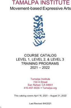 TAMALPA INSTITUTE Movement-based Expressive Arts