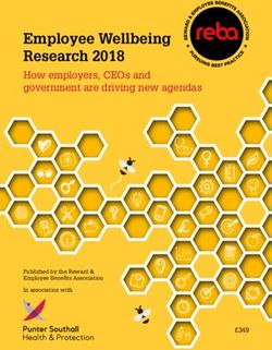 Employee Wellbeing Research 2018 - How employers, CEOs and government are driving new agendas - Punter Southall Health ...