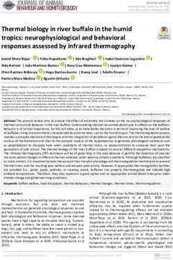 Thermal biology in river buffalo in the humid tropics: neurophysiological and behavioral responses assessed by infrared thermography