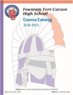 Course Catalog 2020-2021 - Fountain-Fort Carson School ...