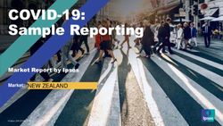 COVID-19: Sample Reporting - NEW ZEALAND Market Report by Ipsos