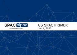 US SPAC PRIMER Jun 1, 2020 - SPAC alpha