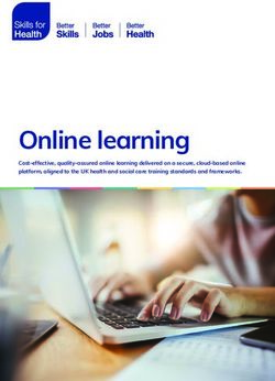 Online learning Cost-effective, quality-assured online learning delivered on a secure, cloud-based online platform, aligned to the UK health and ...