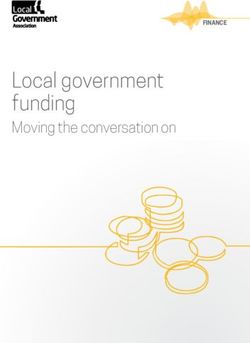 Local government funding - Moving the conversation on - FINANCE - Local Government Association