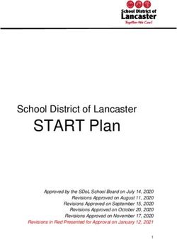 START Plan School District of Lancaster
