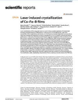 Laser induced crystallization of Co-Fe-B films - Nature