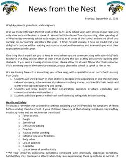 News from the Nest - South Sa-Hali Elementary School