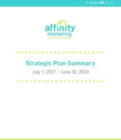 Strategic Plan Summary - July 1, 2021 - June 30, 2023 - It takes all of us - Affinity Mentoring